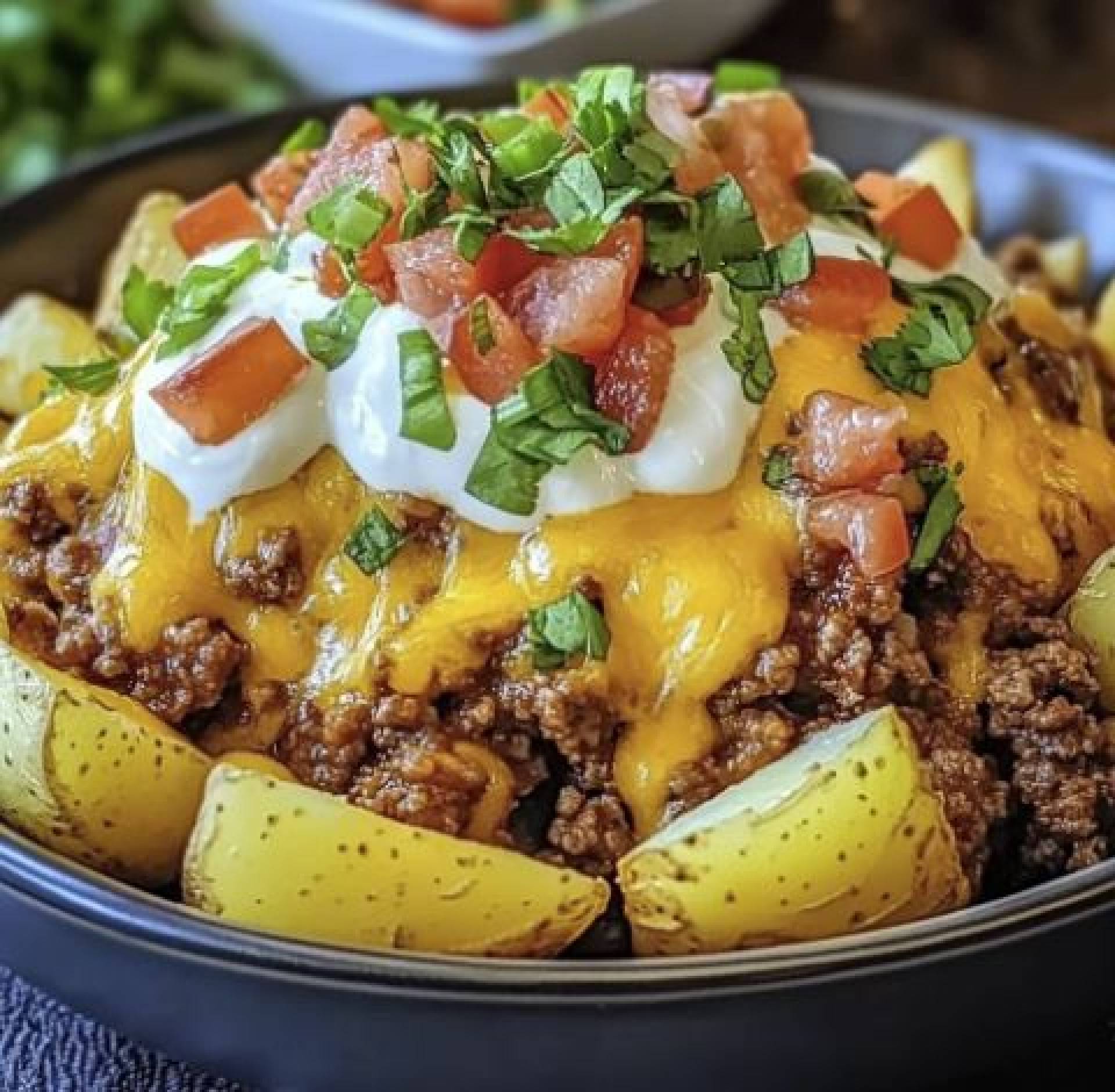Taco Loaded Potato Bowl