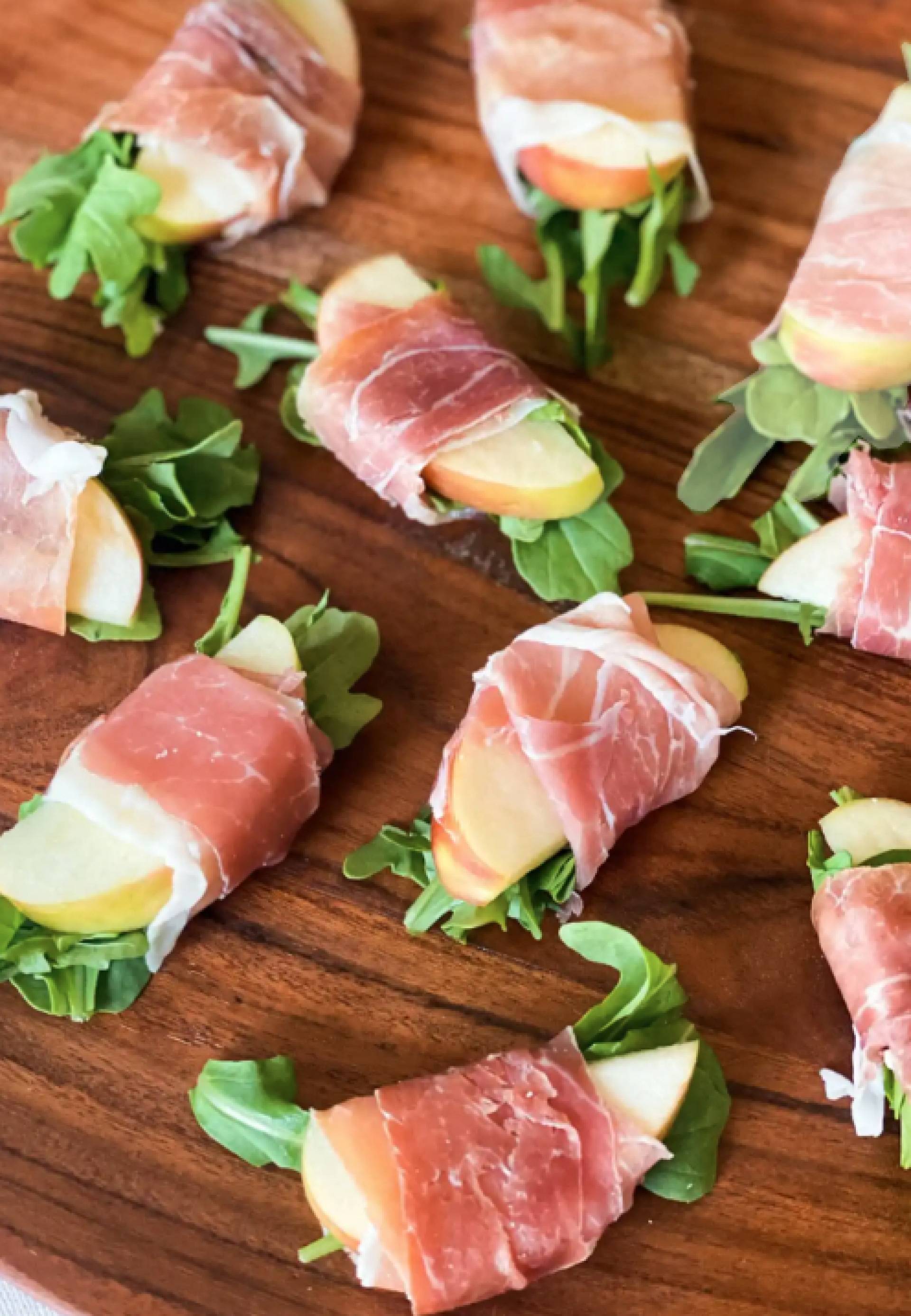 Prosciutto Apple Bites
