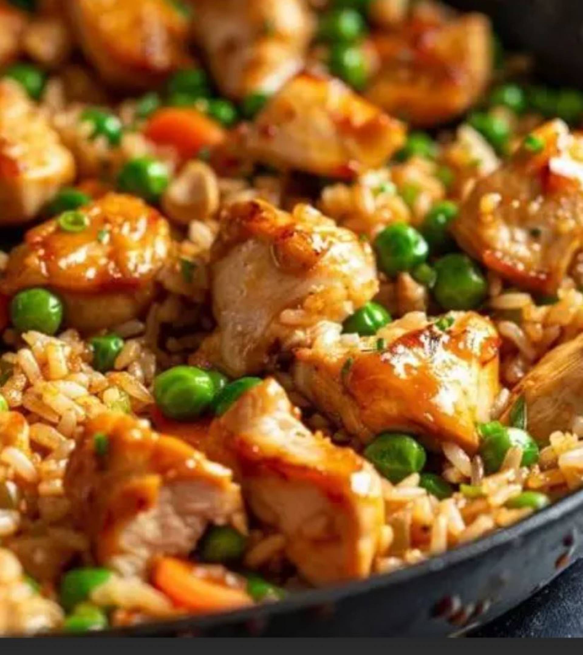 Honey Garlic Chicken w/ Fried Rice