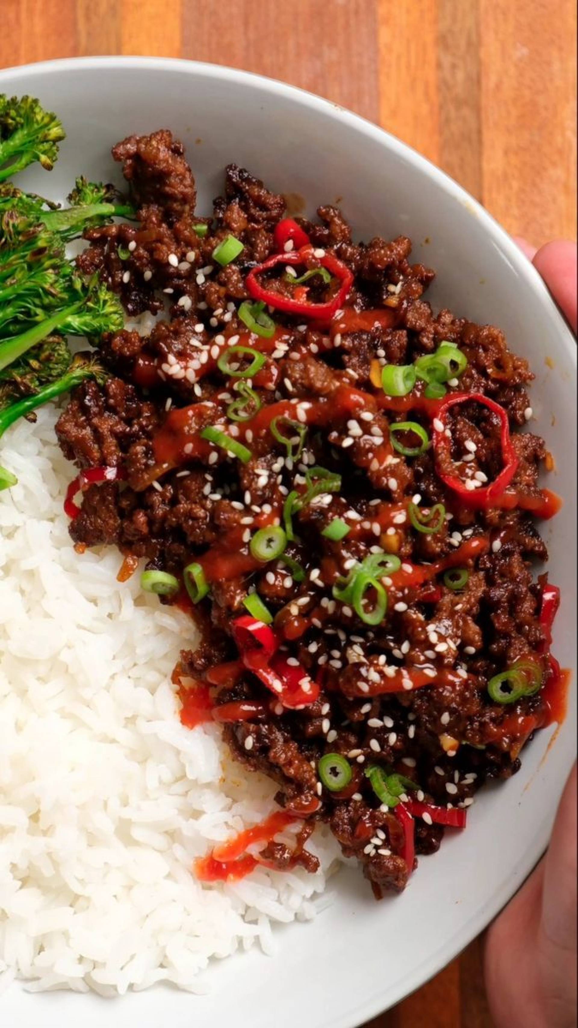 Firecracker Beef Rice Bowl