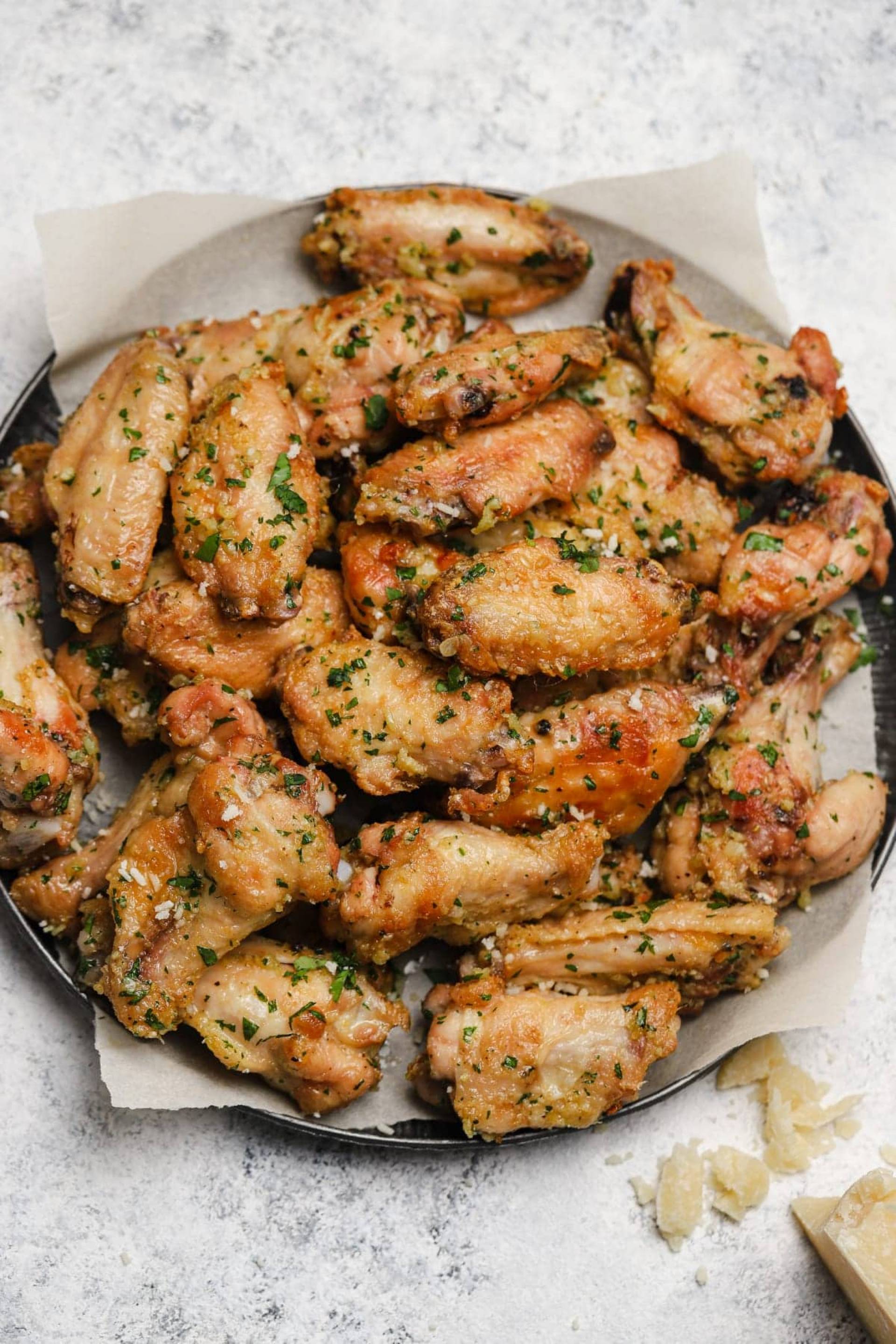 Super Bowl Wings - Garlic Parm