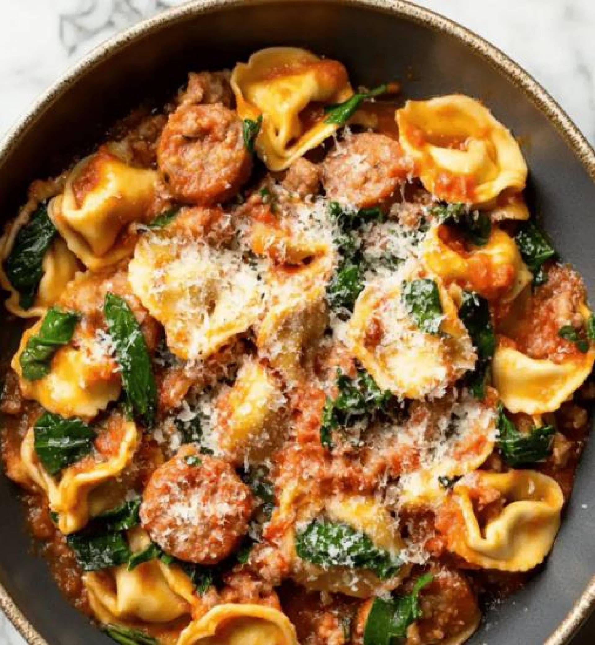 One Pan Tortellini