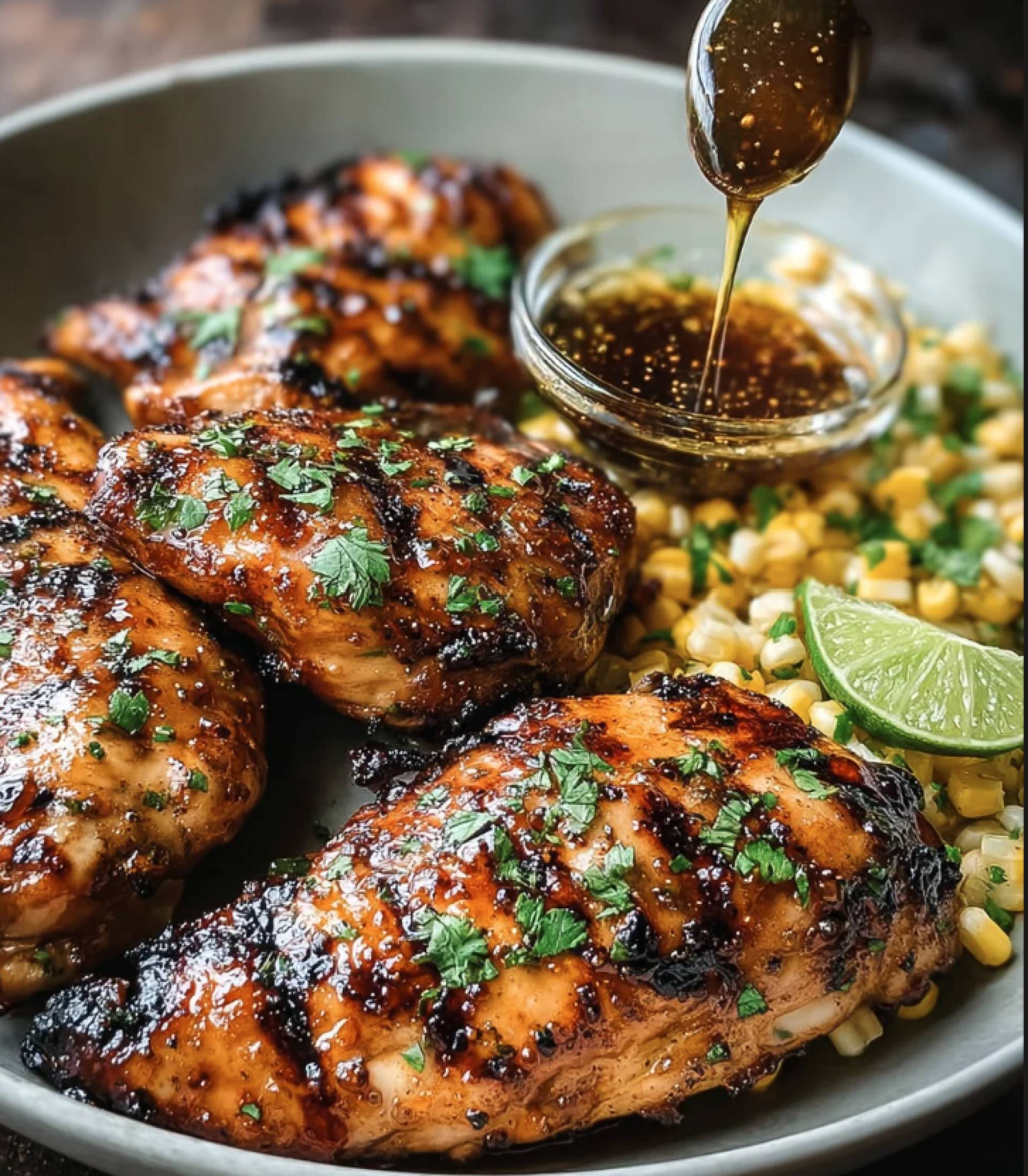 Grilled Hot Honey Chicken