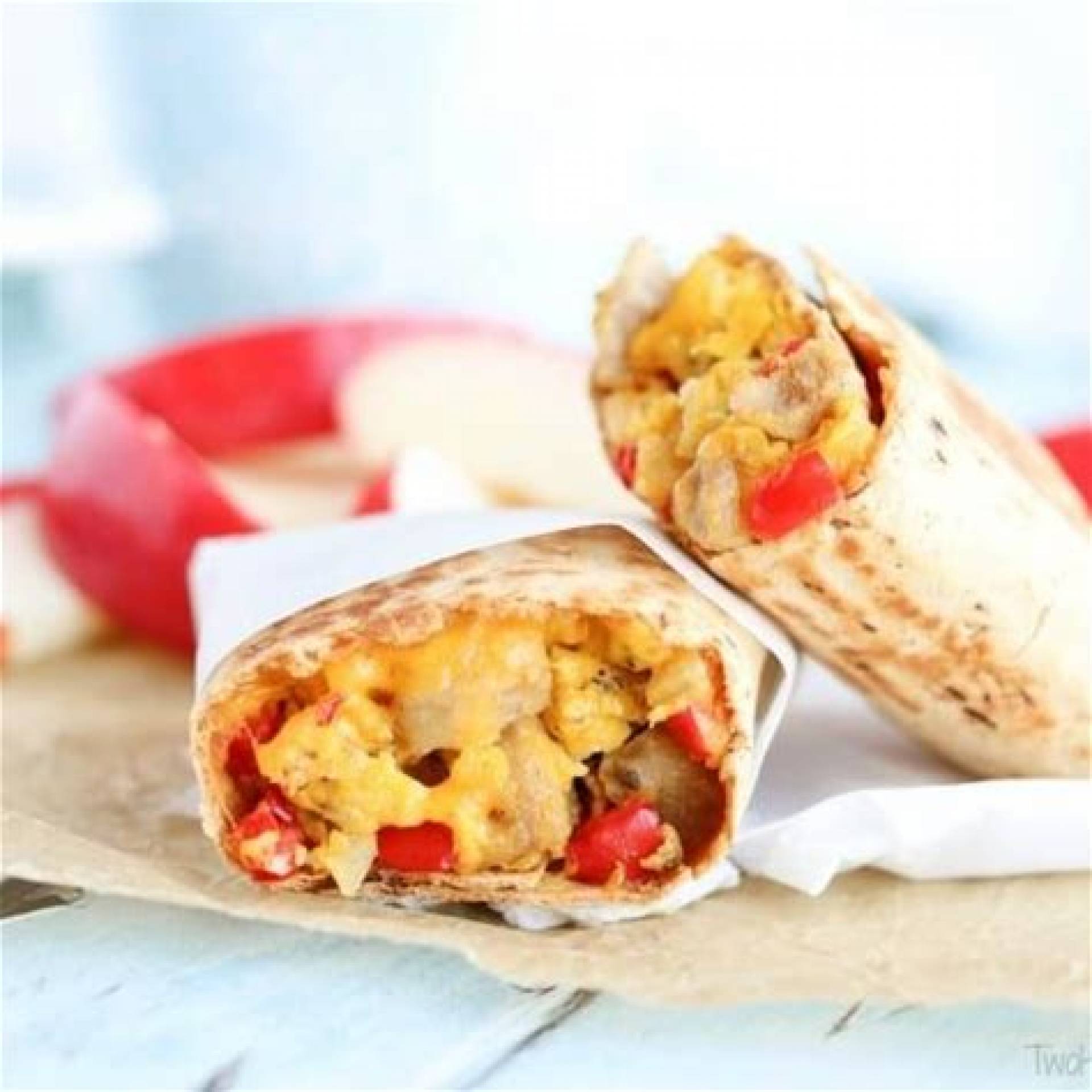 Chicken Sausage Breakfast Burrito